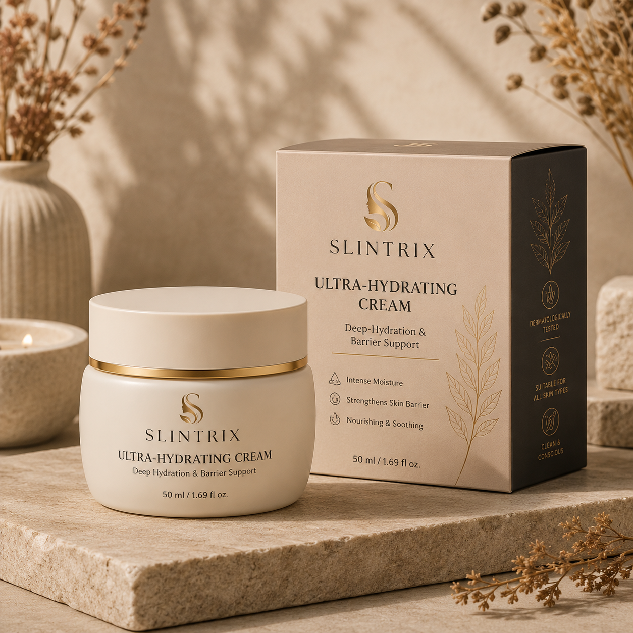 SLINTRIX Ultra-Hydrating Cream – Deep Moisture & Barrier Support