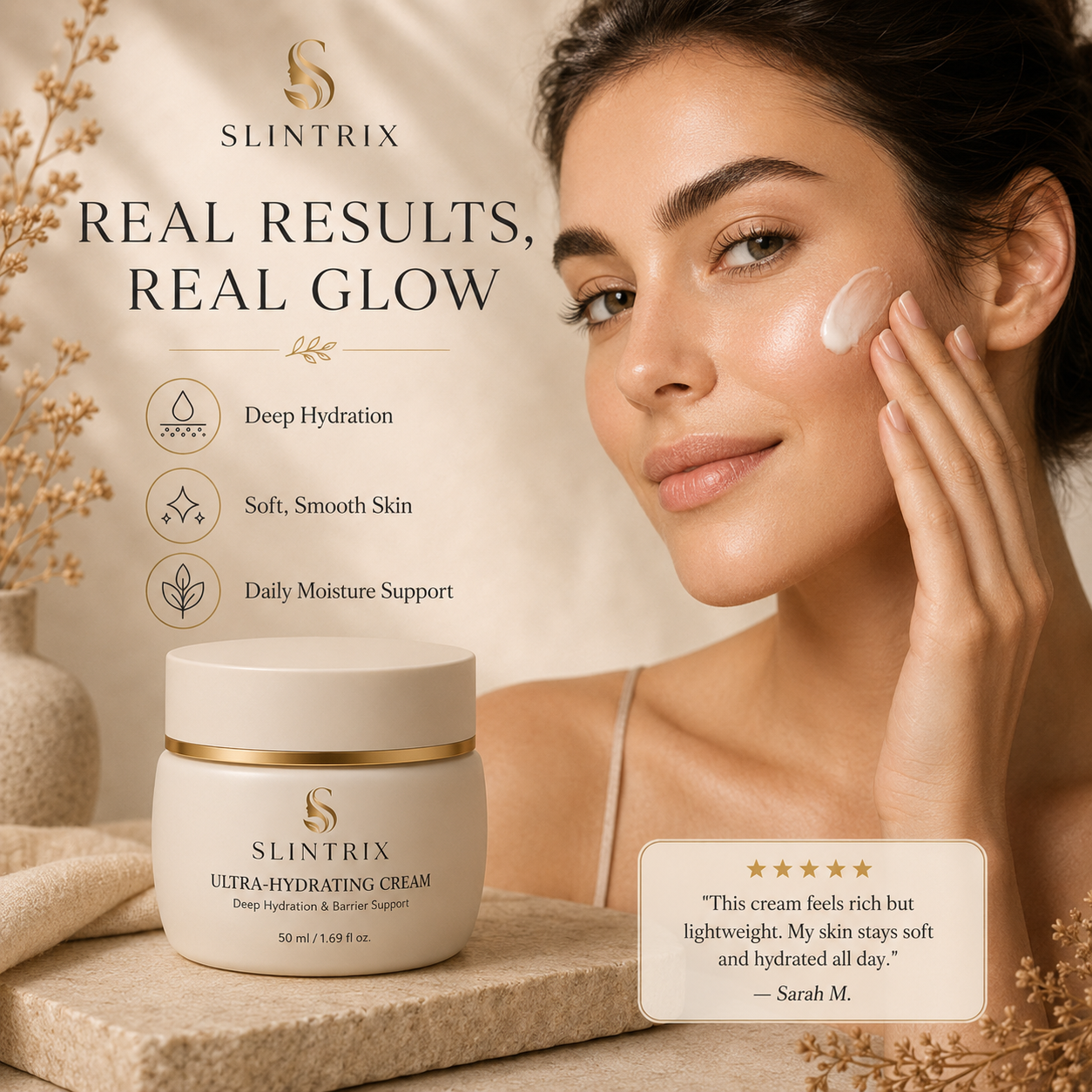 SLINTRIX Ultra-Hydrating Cream – Deep Moisture & Barrier Support